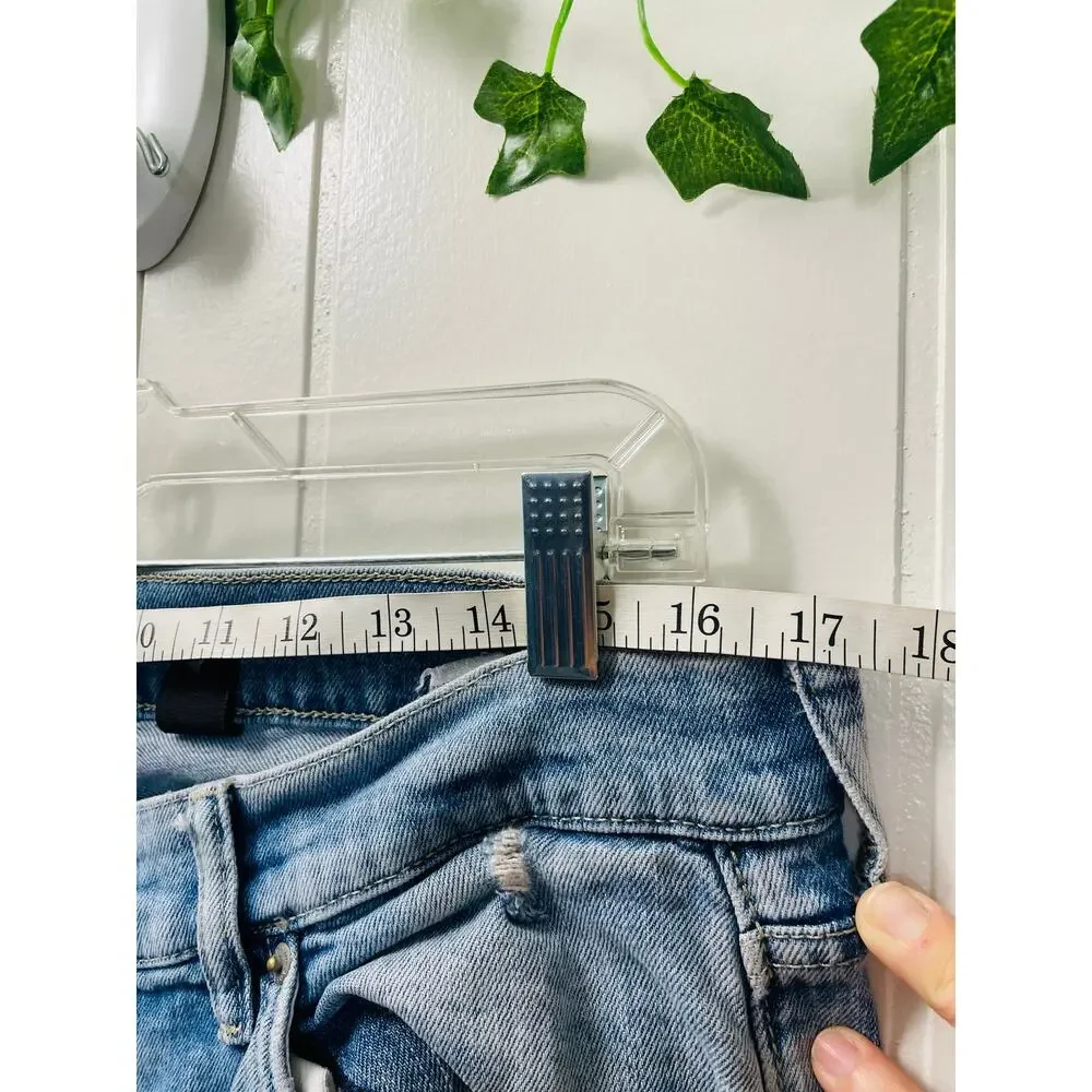 &DENIM Distressed Light Wash Woman Skinny‎ Jeans Size 36